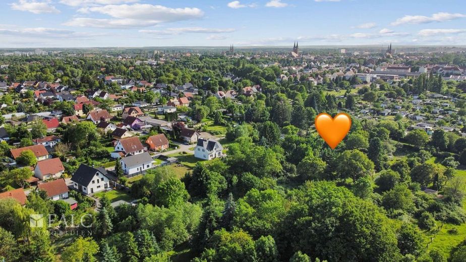 Provisievrij. Hier kan uw woondroom groeien - perceel op gewilde locatie! – Luftbild Südwest