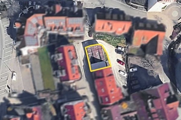 Baugrundstück in zentraler Lage - Preis inkl. Architektenpläne und Baugenehmigung für 8-Familienhaus
