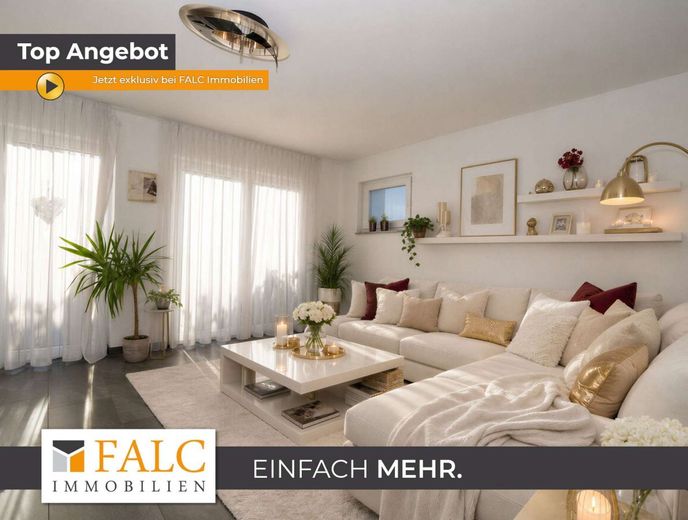 Doppelhaushälfte mit herrlicher Terrasse und A+ - FALC Immobilien – Titelbild