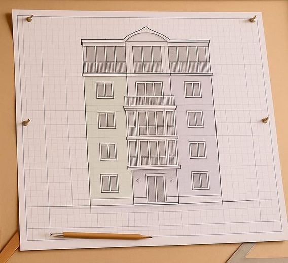 Mögliche Straßenfassade