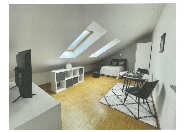 Schicke möblierte 1-Zimmer-Wohnung in Sauerlach – zentral gelegen und ab dem 1 Okt 2026 bezugsbereit – Wohnzimmer