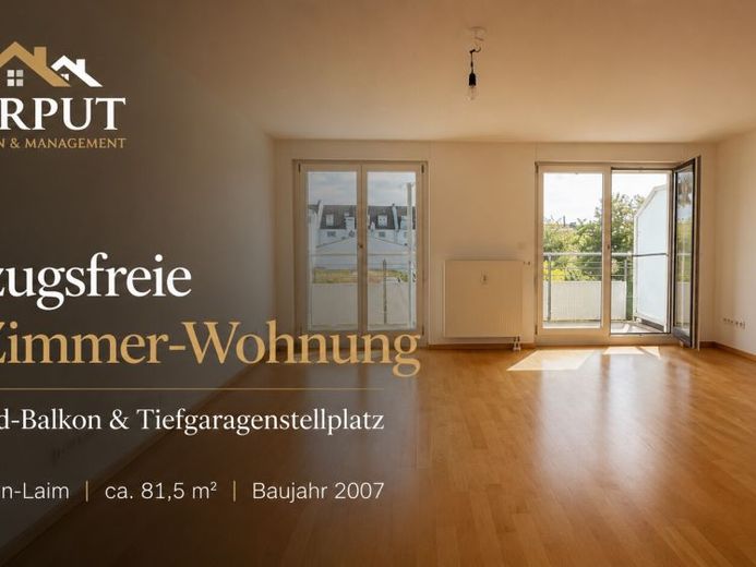 Bezugsfreie 3-Zimmer-Wohnung mit Süd-Balkon und Tiefgaragenstellplatz in München-Laim – Foto 1