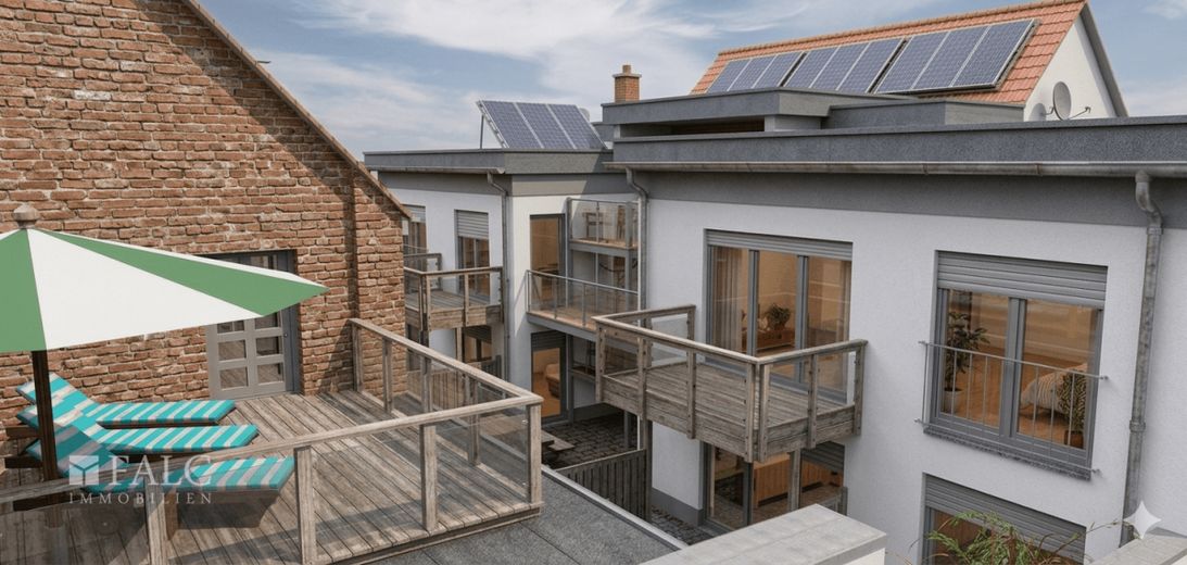 Wohnpark "Altes Brauereigelände Wittenburg" TOP Investment – Hinterhof mit Sonnenterasse