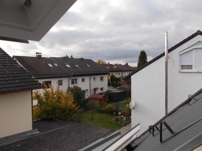 Aussicht vom Dachgeschoß