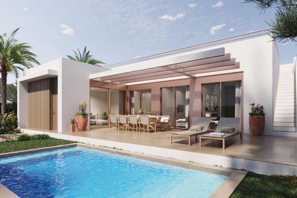 Exklusive Villen mit 3 Schlafzimmern, 2 Bädern, Dachterrasse und Privatpool in einer sehr schönen Golfanlage