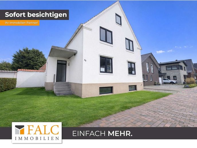 Rohdiamant in Top-Lage! Zwei Wohneinheiten in direkter Nordseelage - Projekt zur Fertigstellung – Klassisches Einfamilenhaus von außen!
