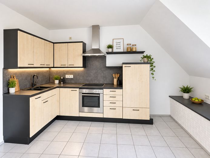 Über den Dächern von Langenfeld – 3 Zimmer mit Balkon & Einbauküche – Einbauküche