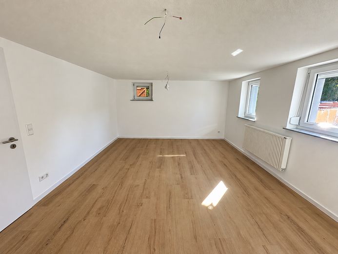 Erstbezug nach Sanierung – moderne 2-Zimmer-Wohnung mit Terrasse & Stellplatz in Heilbronn – Wohnbereich 