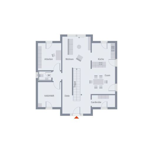 EIN HAUS IN VOLLENDETER PERFEKTION – Grundriss Erdgeschoss