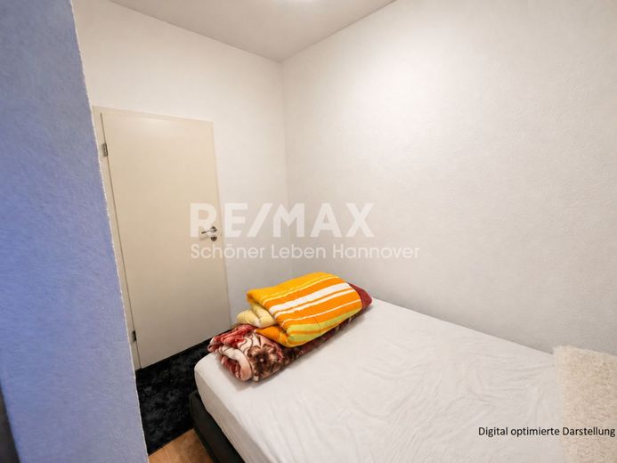 1-Zimmer-Erdgeschosswohnung im Hinterhaus – Schlafzimmer