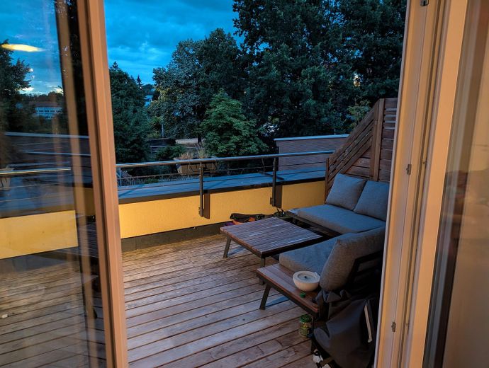Balkon richtung Westen