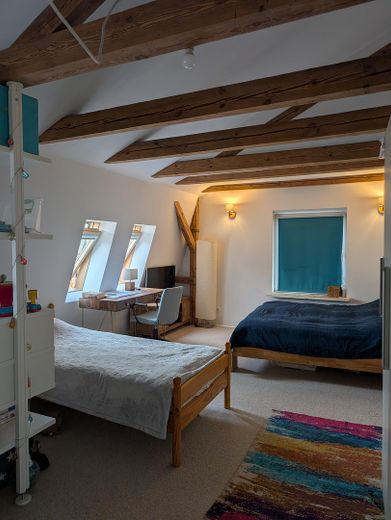 Möbliertes Haus fußläufig zum Tierpark – Schlafzimmer