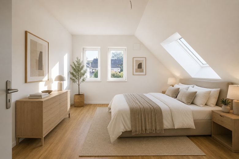 Großzügige 3-Zimmer Eigentumswohnung in Krumbach | Neubau mit Balkon & Aufzug (W9) – Virtuell möbliert