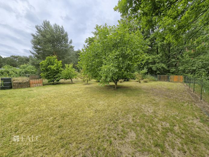 Charmante Doppelhaushälfte mit direktem Seeblick - FALC Immobilien – Garten hinten
