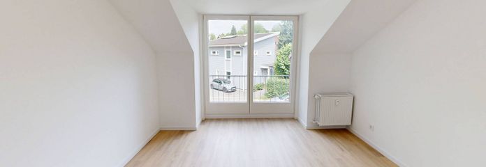 Modern 2-kamerappartement met BALKON en ingerichte keuken in Hamburg-Rissen – Ansicht I: Wohn- und Esszimme…