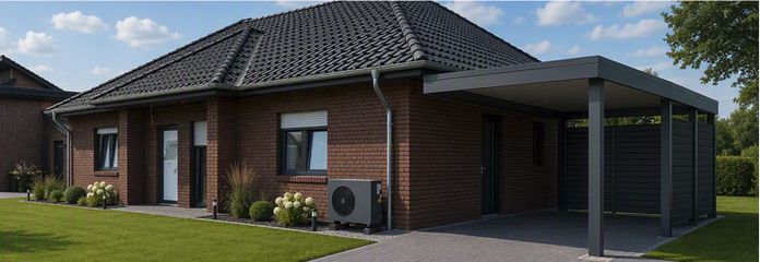 Eerste bewoning | Exclusieve bungalow met uitzicht op het groen – KI-Modell