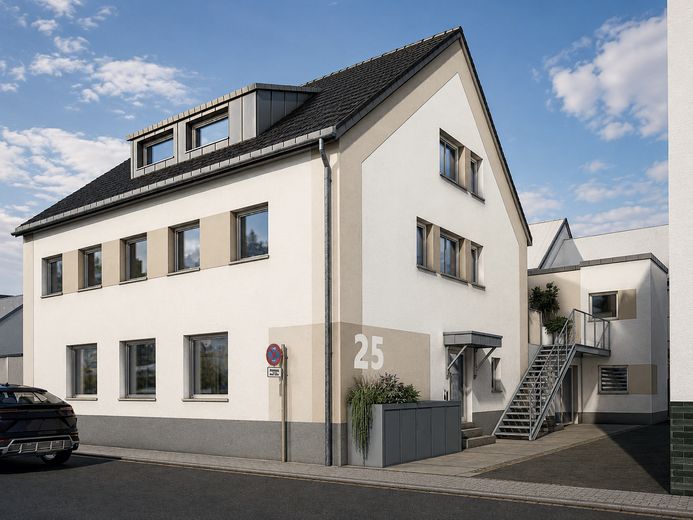 5% AfA - Auf 69 m² stilvoll Wohnen oder mit Rendite vermieten – The Attic Apartment – Aussenansicht