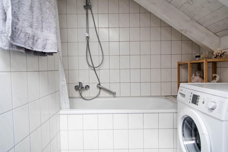 Badezimmer mit Wanne