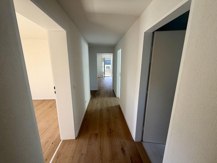 Appartamento di 3 locali completamente ristrutturato con balcone, parquet in legno massello e posto auto duplex – Flur