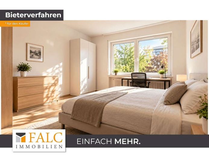 IHRE CHANCE – VERKAUF IM BIETERVERFAHRENATTRAKTIVE 3-ZIMMER-WOHNUNG MIT BALKON – Foto 1