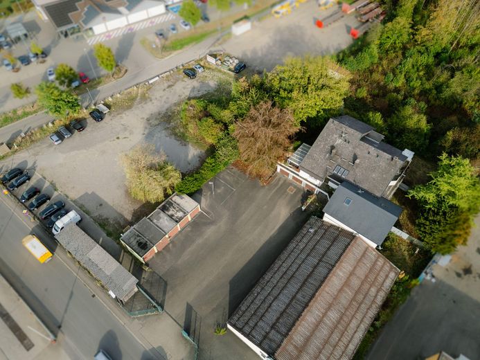 Großes Gewerbegrundstück in Umkirch: Bestand mit 6 Einheiten + Lagerhalle + Entwicklungsfläche – Ansicht Grundstück