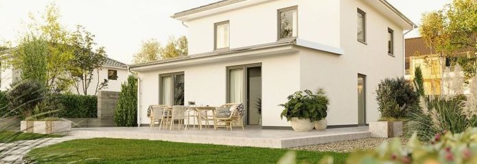 Exclusives Wohnhaus mit Staffelgeschoß, Saarbahnanschluss in der Nähe, Massivhaus von Town & Country EFF55, Preis incl. Grundstück