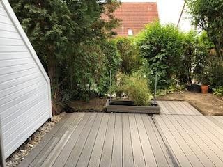 Reihenhaus mit fünf Zimmern in Wiesbaden, Südost – Terrasse und Garten