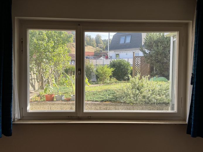 Licht, gezinsvriendelijk huis - dicht bij de natuur – Blick aus dem EG-Zimmer