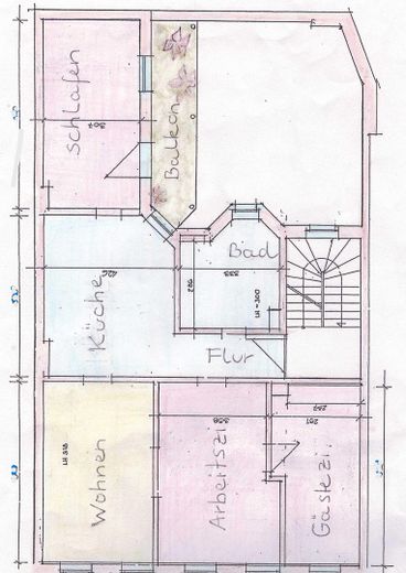 Grundriß Wohnetage