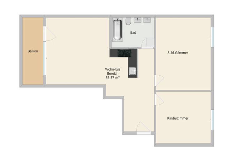 Sofort einziehen - Traumhafte 3-Zimmer-Wohnung in Top Lage – फोटो 10