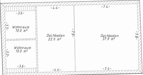 Anwesen nahe Usedom mit 6.840 m², Werkstatt, Wirtschaftsgebäuden & Entwicklungspotenzial – 1. OG inkl. Nutzfläche 60qm
