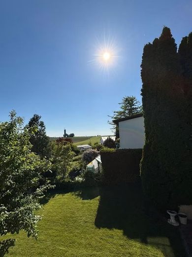 Blick vom Balkon