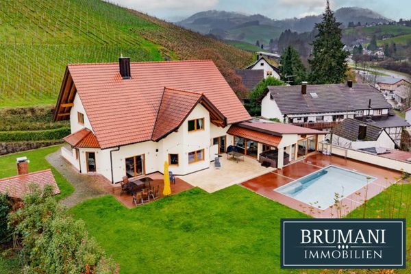 BRUMANI | Maison individuelle représentative avec son propre espace bien-être et piscine dans un endroit calme de Sasbach
