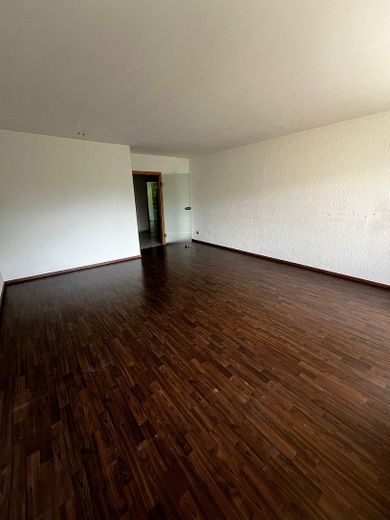 Geschmackvolle 3,5-Zimmer-Wohnung in Holthausen mit gut ausgestattetem Wohnbereich, Balkon und EBK – Eingang zum Wohnzimmer