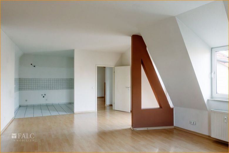 Wohnzimmer mit Küche