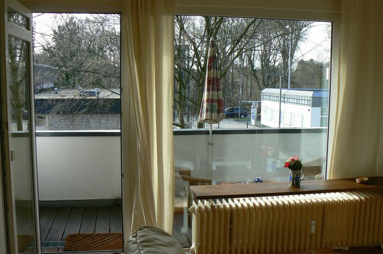 Sicht WZ zum Balkon