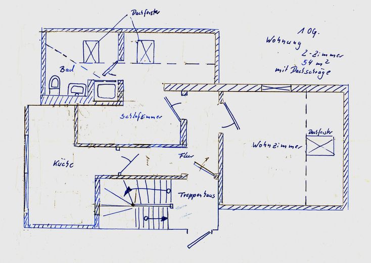 Grundriß Wohnung