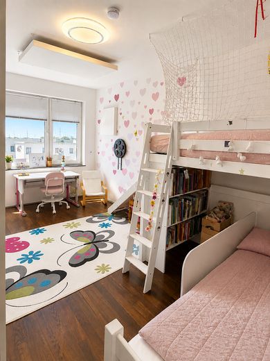 PROVISIONSFREI Penthouse 112 m², WESTFLÜGEL Riedberg, A+ Hausgeld EUR275 -  47,5m² Dachterrasse – Arbeits-/Schlafzimmer 3