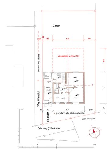 Einfamilienhaus mit Erweiterungspotenzial – Grundriss EG