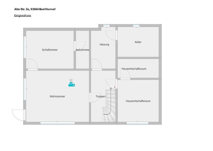Freistehendes Einfamilienhaus mit Einliegerwohnung und großen Garten mit altem Baumbestand – Foto 2