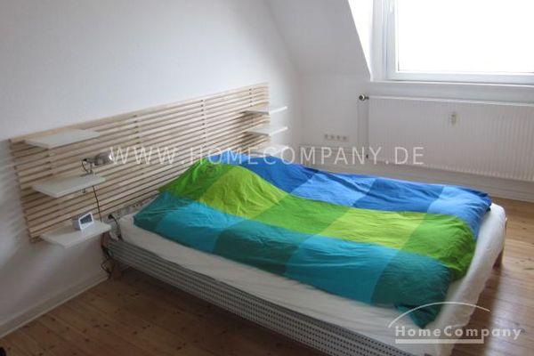 Zeer mooi, licht en gemeubileerd 2-kamerappartement in Kiel, direct nabij de universiteit