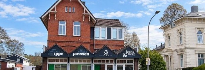 Arbeiten im Erdgeschoss, wohnen darüber, parken vor der Tür