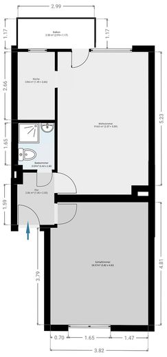 [Provisionsfrei] Traumwohnung in Alsternähe – Grundriss - #1