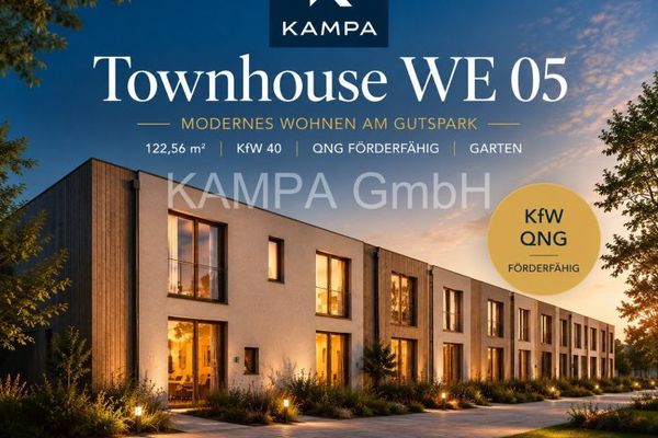 Townhouse moderno KfW-40 con impianto fotovoltaico, accumulatore e giardino | Abitare in modo sostenibile alle porte di Berlino