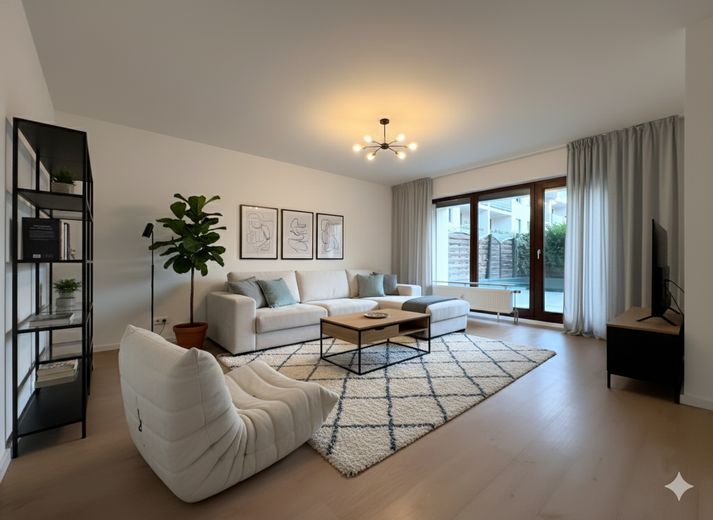 Wohnzimmer 1 (KI möbliert)