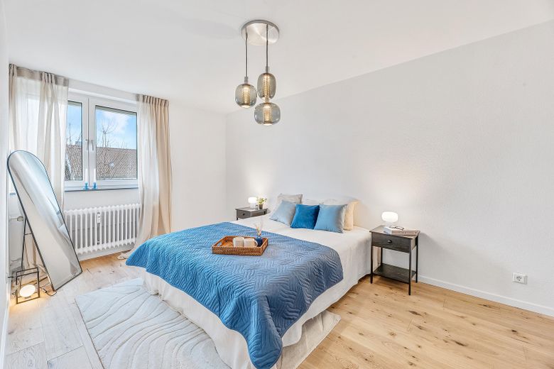 KOMİSYONSUZ - Batı cepheli balkonlu aydınlık 3,5 odalı daire - yeni tadilatlı – Schlafzimmer