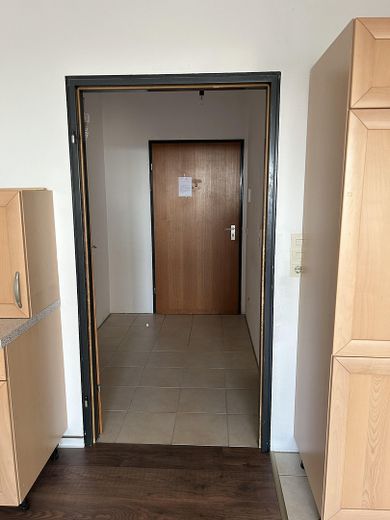 Provisionsfrei, modernisierte 2-Zimmer-Wohnung mit Skylineblick in Liederbach – Flur