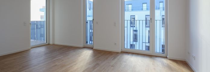 2 Zimmer Luxus Neubau - Einbauküche + Parkett - vom Eigentümer – Wohnzimmer