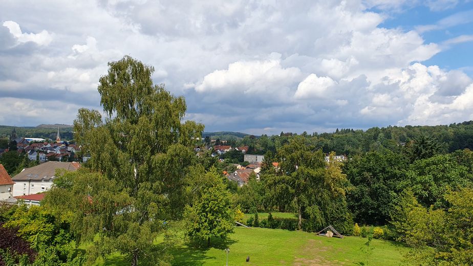 Ausblick vom Balkon