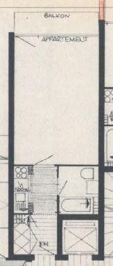 Kapitalanlage (3,76 % Rendite) - 1-Zimmer WHG mit Balkon in Bonn – Poppelsdorf – Grundriss
